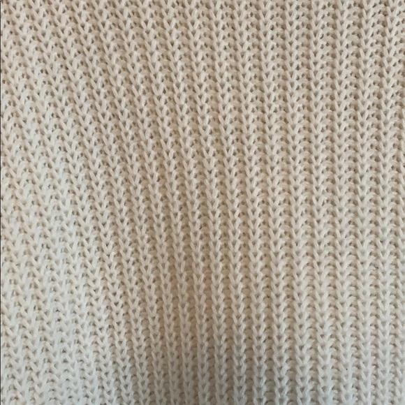 White Turtleneck Sweater Oversized - Picture 3 of 6